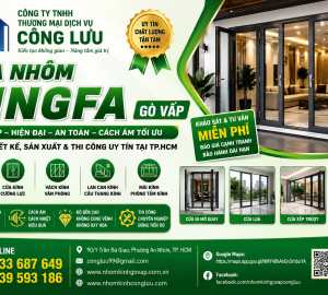Cửa nhôm Xingfa Gò Vấp – Đơn vị thiết kế, sản xuất và thi công uy tín tại TP.HCM