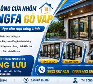 Thi công cửa nhôm Xingfa Gò Vấp – Giải pháp bền đẹp, hiện đại cho mọi công trình