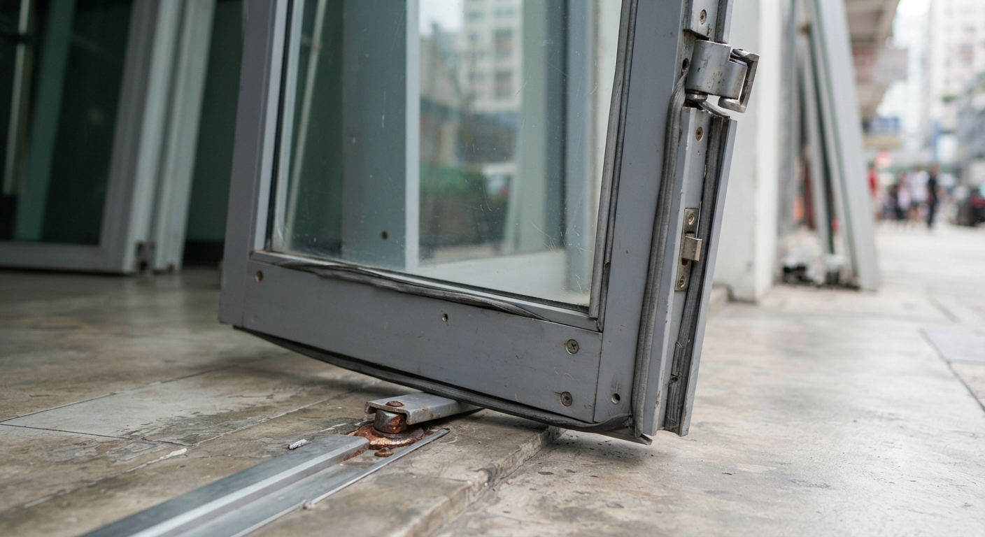 Các yếu tố kỹ thuật và cơ khí khiến cửa kính đóng không kín