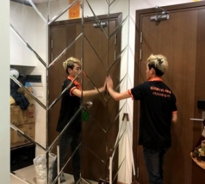 Ốp kính tường Gò Vấp