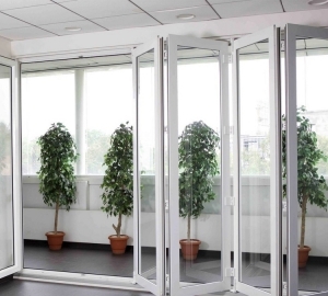 Cửa nhôm xingfa xếp trượt 6 cánh