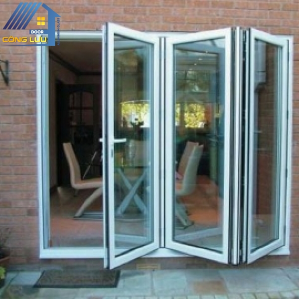 Cửa đi nhôm xingfa mở xếp gấp
